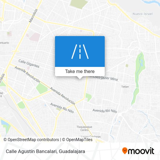 Calle Agustín Bancalari map