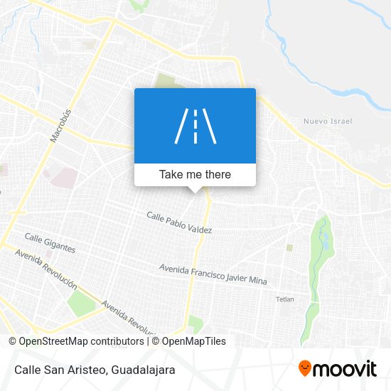 Calle San Aristeo map