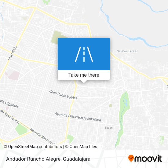 Andador Rancho Alegre map