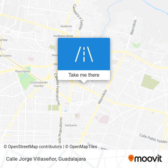 Mapa de Calle Jorge Villaseñor