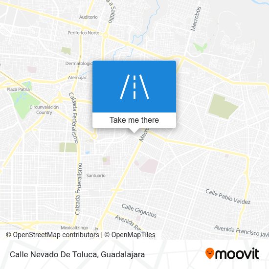 Calle Nevado De Toluca map