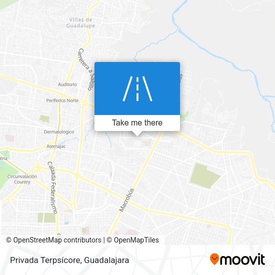 Mapa de Privada Terpsícore