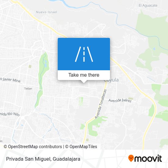 Mapa de Privada San Miguel