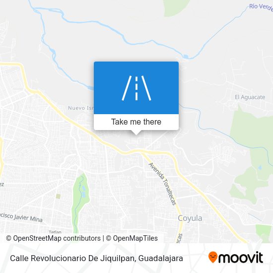 Mapa de Calle Revolucionario De Jiquilpan