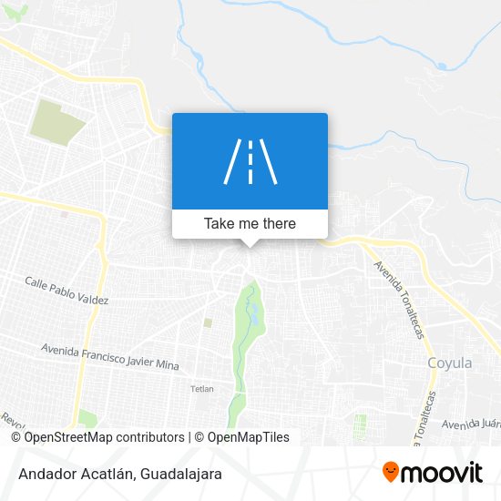 Andador Acatlán map