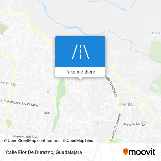 Calle Flor De Durazno map