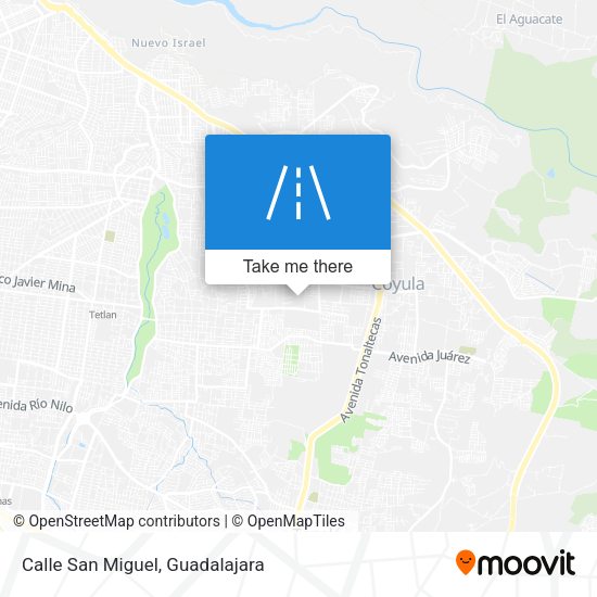Mapa de Calle San Miguel