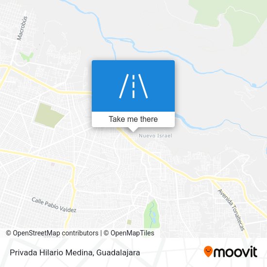 Mapa de Privada Hilario Medina