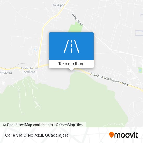 Calle Vía Cielo Azul map