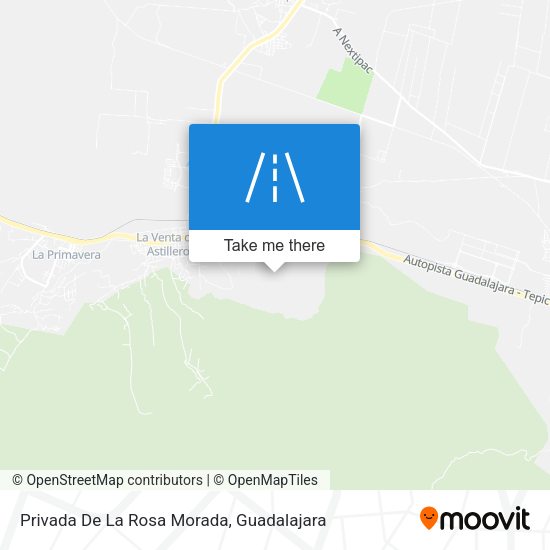 Privada De La Rosa Morada map