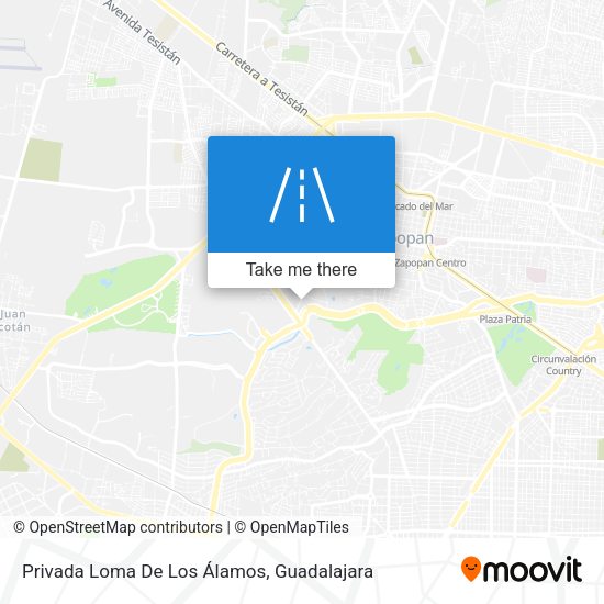 Mapa de Privada Loma De Los Álamos
