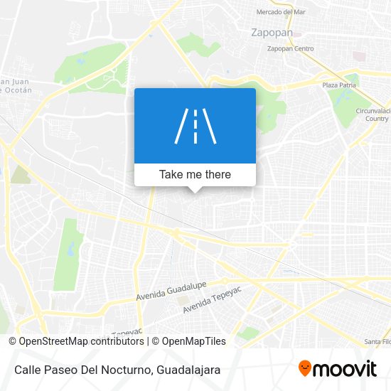Calle Paseo Del Nocturno map