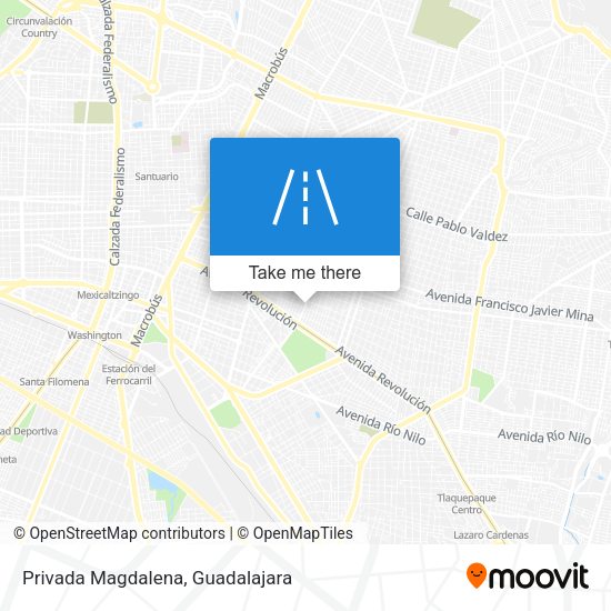 Privada Magdalena map