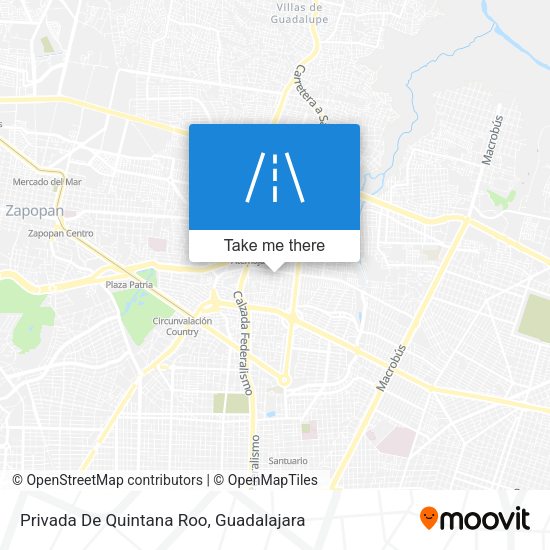 Privada De Quintana Roo map