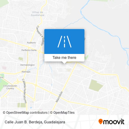 Calle Juan B. Berdeja map