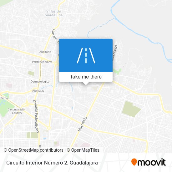 Mapa de Circuito Interior Número 2