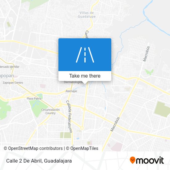 Calle 2 De Abril map