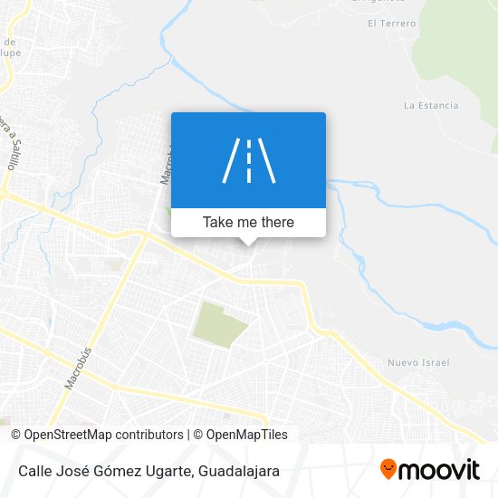 Calle José Gómez Ugarte map