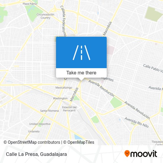 Mapa de Calle La Presa