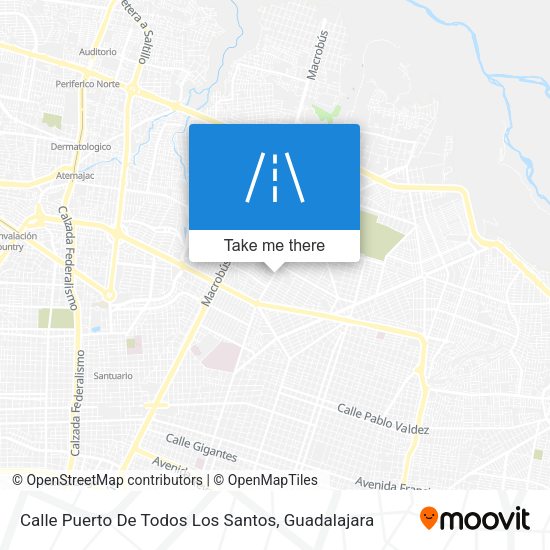 Calle Puerto De Todos Los Santos map