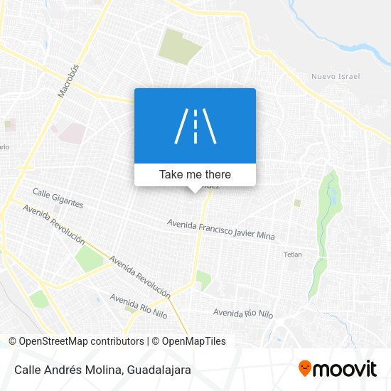 Mapa de Calle Andrés Molina