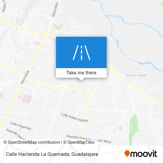 Calle Hacienda La Quemada map