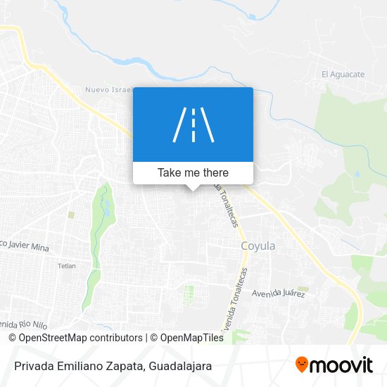 Privada Emiliano Zapata map