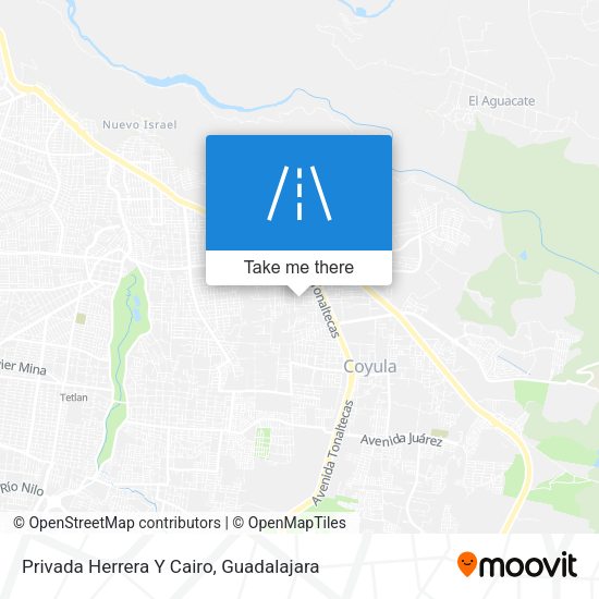 Privada Herrera Y Cairo map