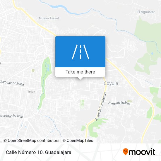 Calle Número 10 map