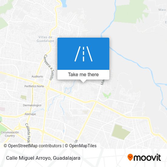 Calle Miguel Arroyo map