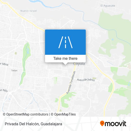 Privada Del Halcón map