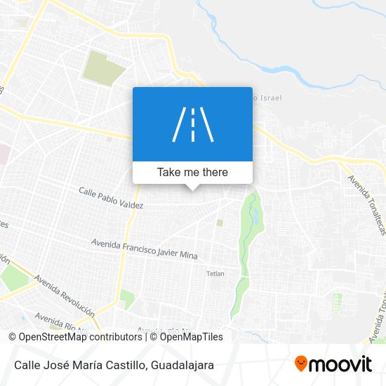 Mapa de Calle José María Castillo
