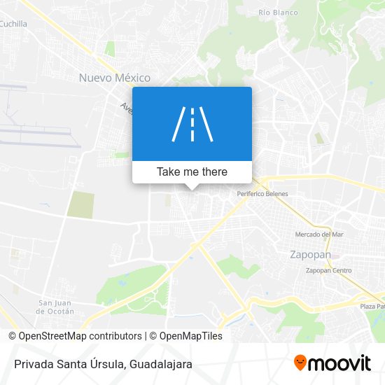 Mapa de Privada Santa Úrsula