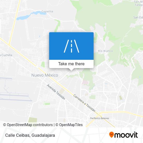 Mapa de Calle Ceibas