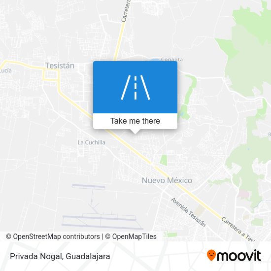 Mapa de Privada Nogal