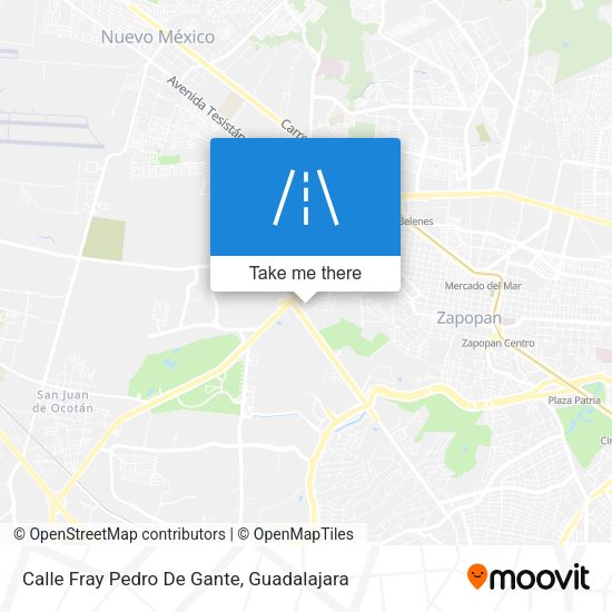 Calle Fray Pedro De Gante map