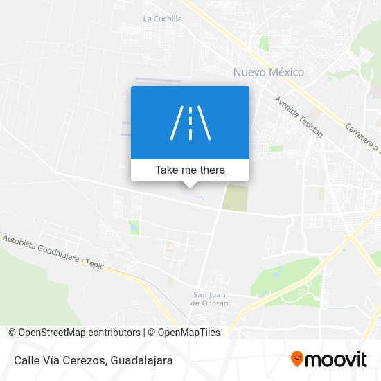Calle Vía Cerezos map