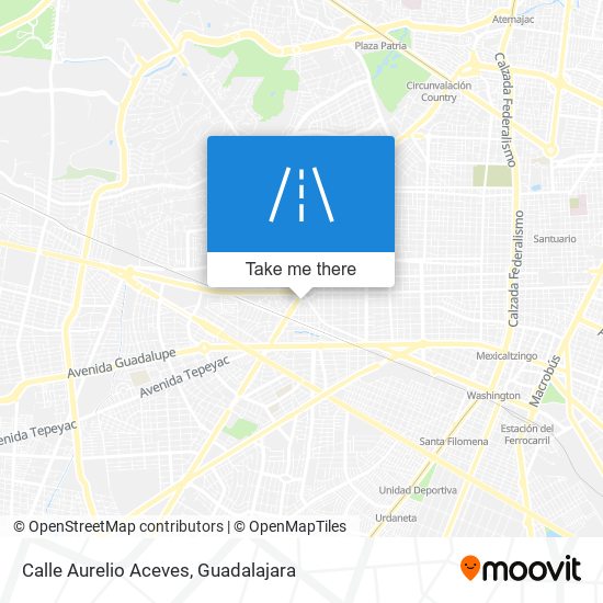 Mapa de Calle Aurelio Aceves