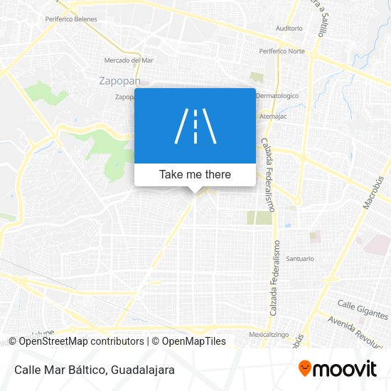 Mapa de Calle Mar Báltico