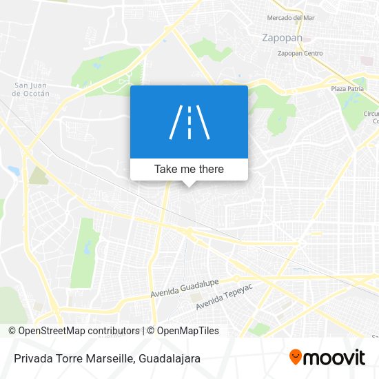 Mapa de Privada Torre Marseille