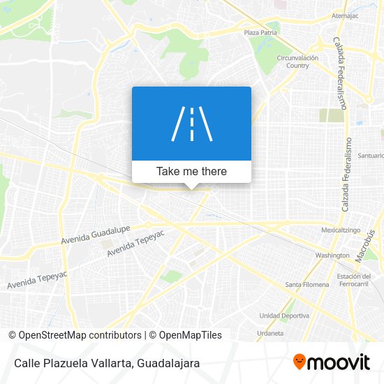 Calle Plazuela Vallarta map