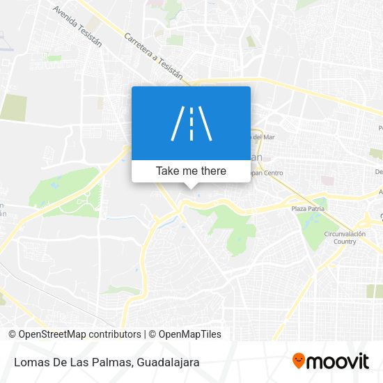 Mapa de Lomas De Las Palmas