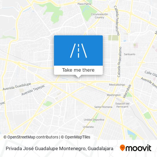 Privada José Guadalupe Montenegro map