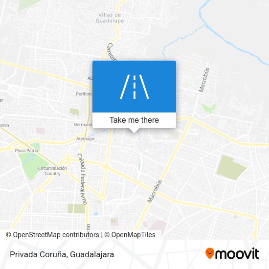 Mapa de Privada Coruña