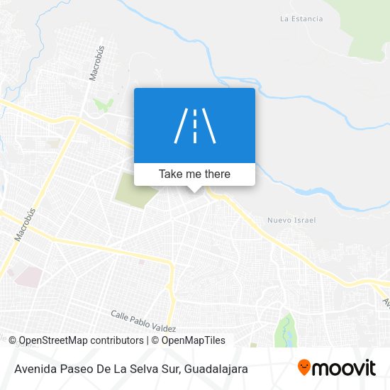 Mapa de Avenida Paseo De La Selva Sur
