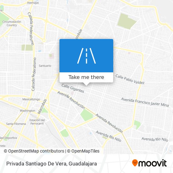 Privada Santiago De Vera map