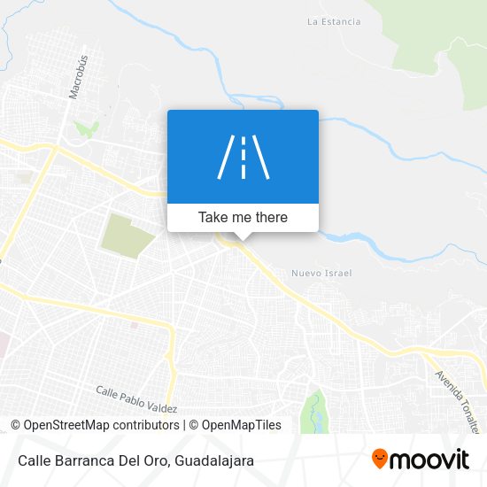Calle Barranca Del Oro map
