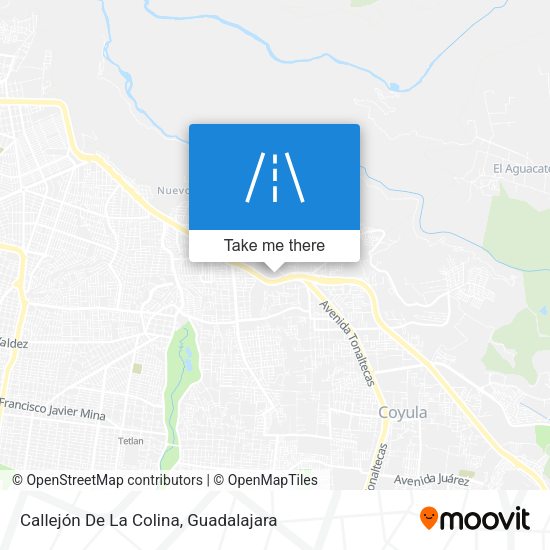 Callejón De La Colina map