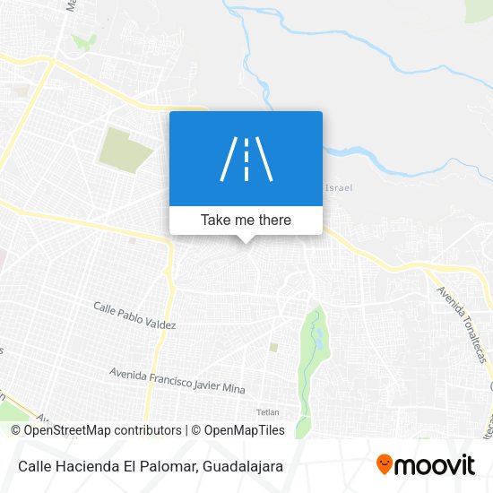Mapa de Calle Hacienda El Palomar