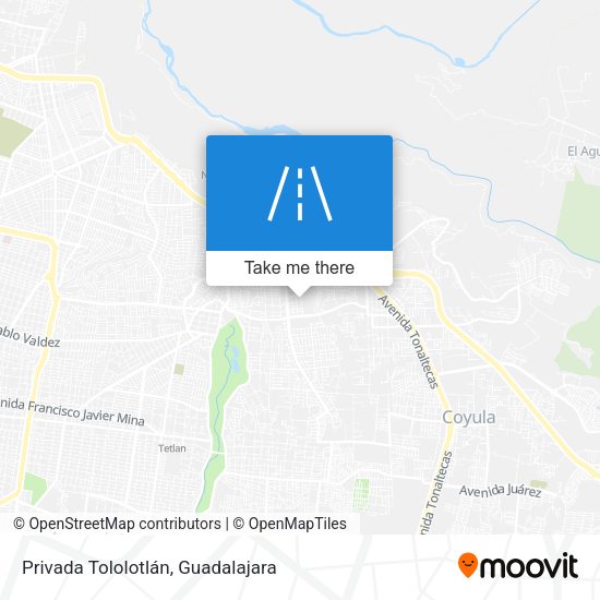 Privada Tololotlán map
